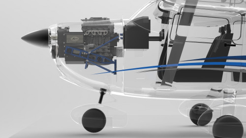 Building a diesel aircraft engine Image